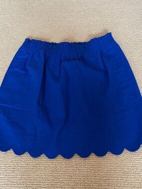 Women's J. Crew Scalloped Mini Skirt, Size 10 NWT